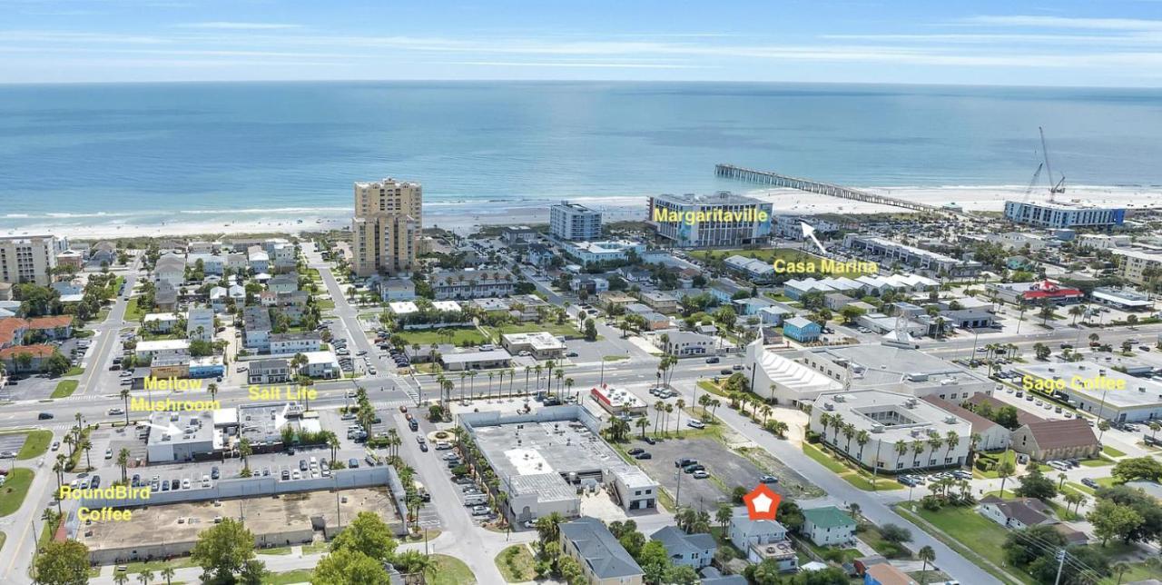 Seas The Day - 4 Blocks To The Beach, Restaurant, And Bar District - Great Deck And Outdoor Space!! Jacksonville Beach Exteriör bild